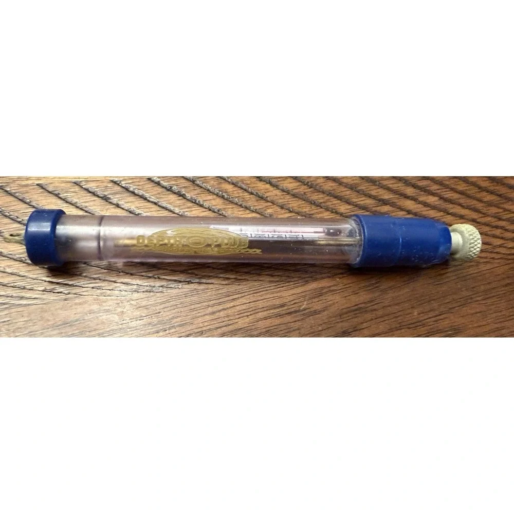 Vintage Depth-O-Plug Fishing Lure Thermometer + Depth Plug How Cold How Deep